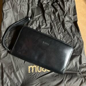 Black Leather Men's Bag